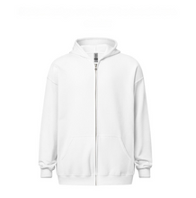 Unisex Plain Zipper Hoodie