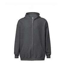 Unisex Plain Zipper Hoodie